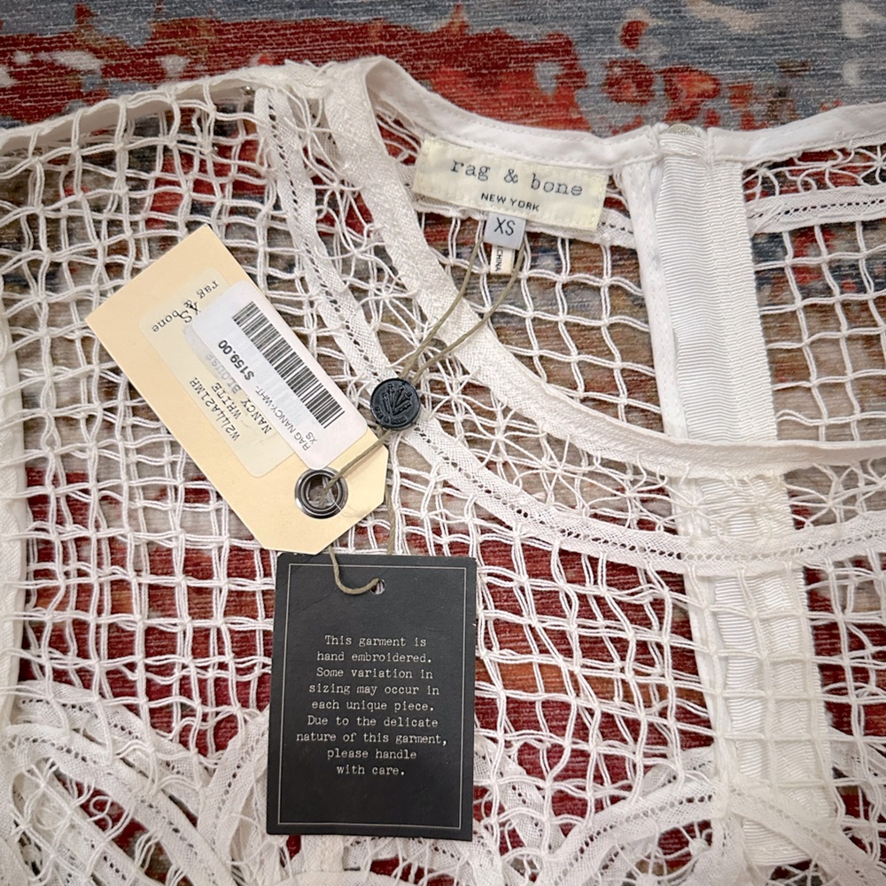 White Nancy blouse XS , Rag&Bone